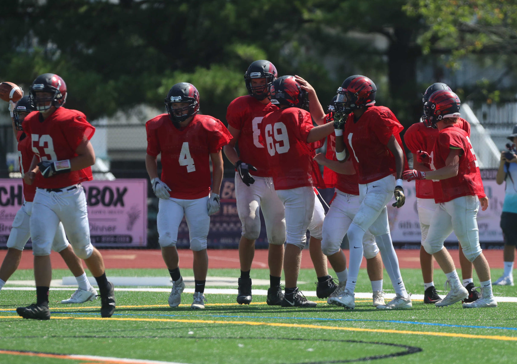 Ocean City Football scrimmage